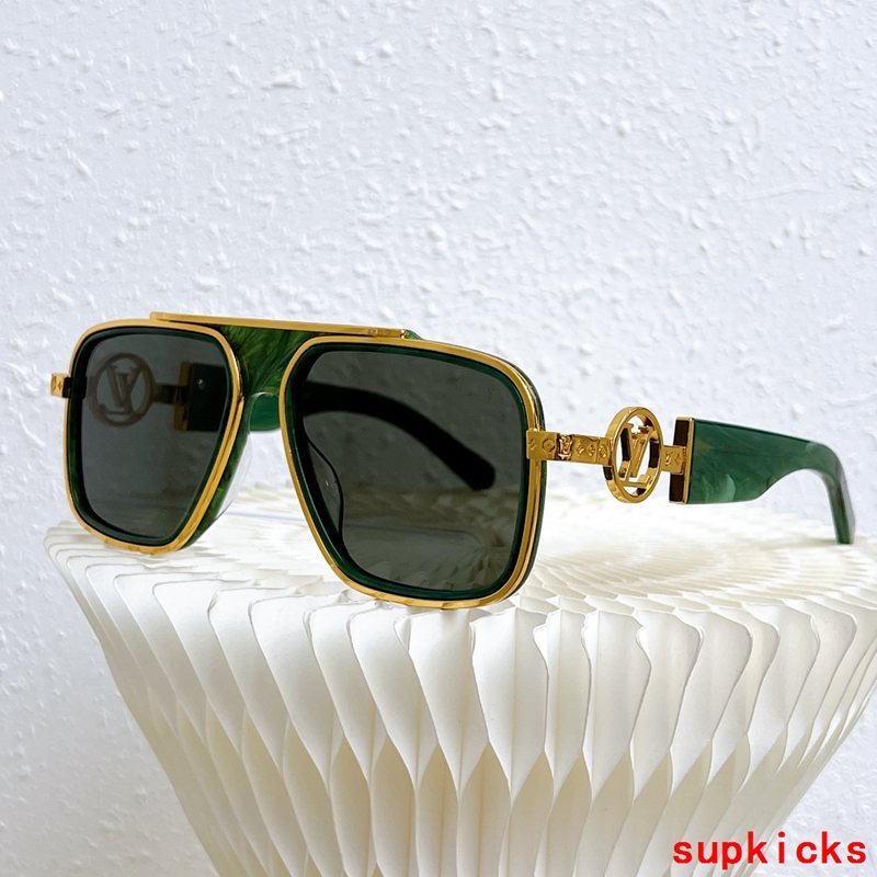 Side view of Louis Vuitton unisex sunglasses