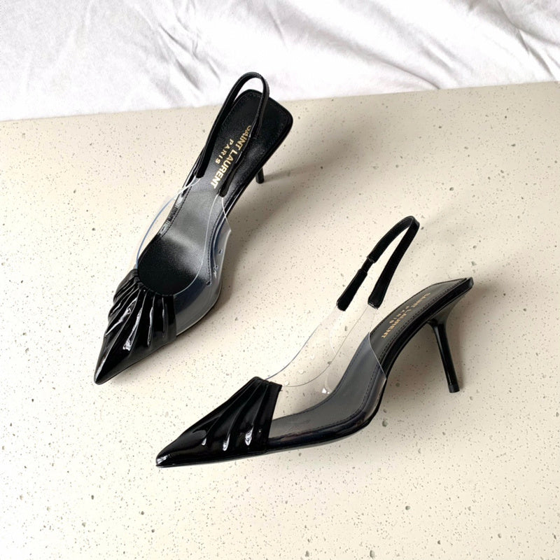 Saint Laurent luxury shoes detail view — premium authentic designer style