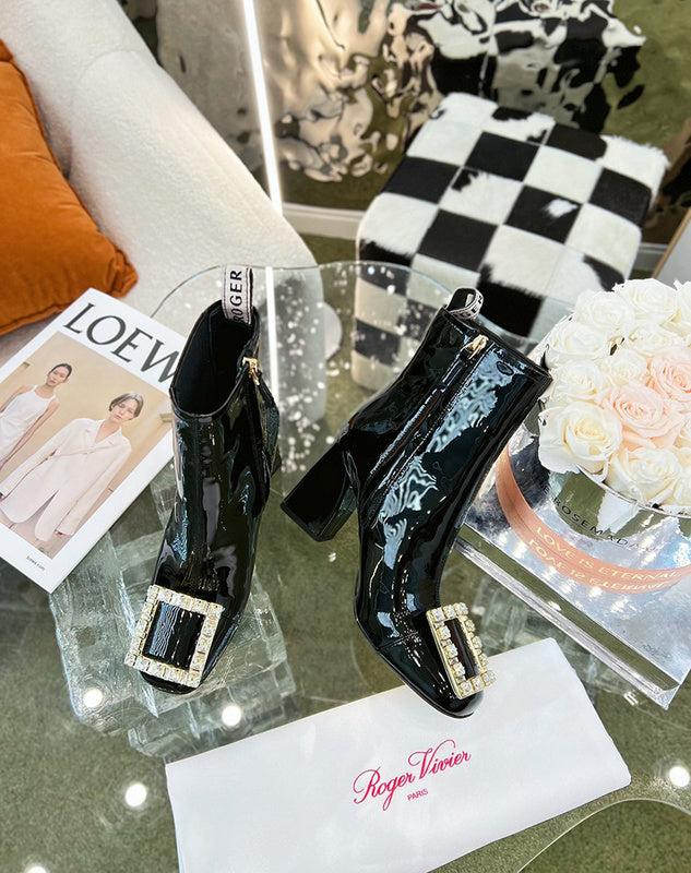 Roger Vivier luxury shoes detail shot