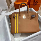 Close-up detail of structured bag design