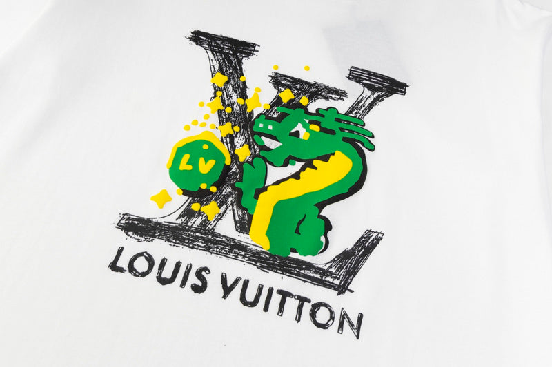 Back view of Louis Vuitton cotton t-shirt with contemporary cut