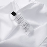 Back view of Polo cotton polo shirt with monogram-inspired silhouette