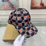 Front view of Burberry unisex cap
