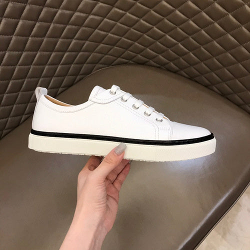 Hermès Tan Chunky Platform Sneakers - Full Silhouette View