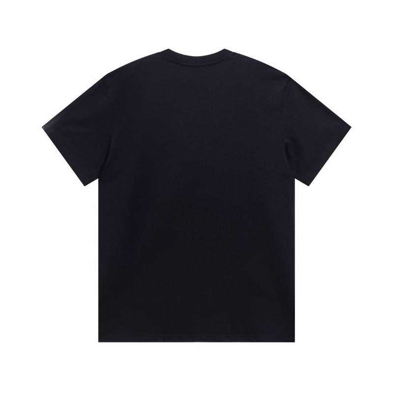 Close-up of Burberry t-shirt craftsmanship