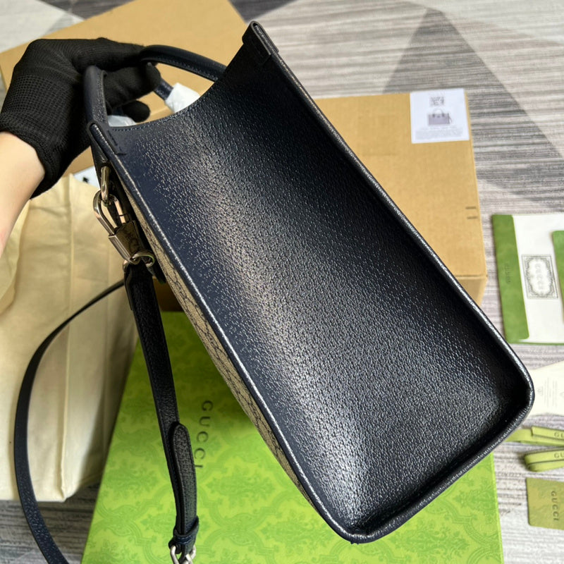 Top view of refined structured women's handbag – women's luxury handbag