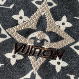 Flat lay presentation of Louis Vuitton luxury clothing with everyday silhouette