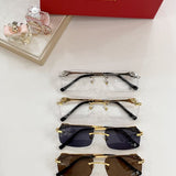 Lifestyle view of Cartier unisex sunglasses