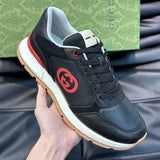 Gucci all-black luxury sneakers view 6 low-top design