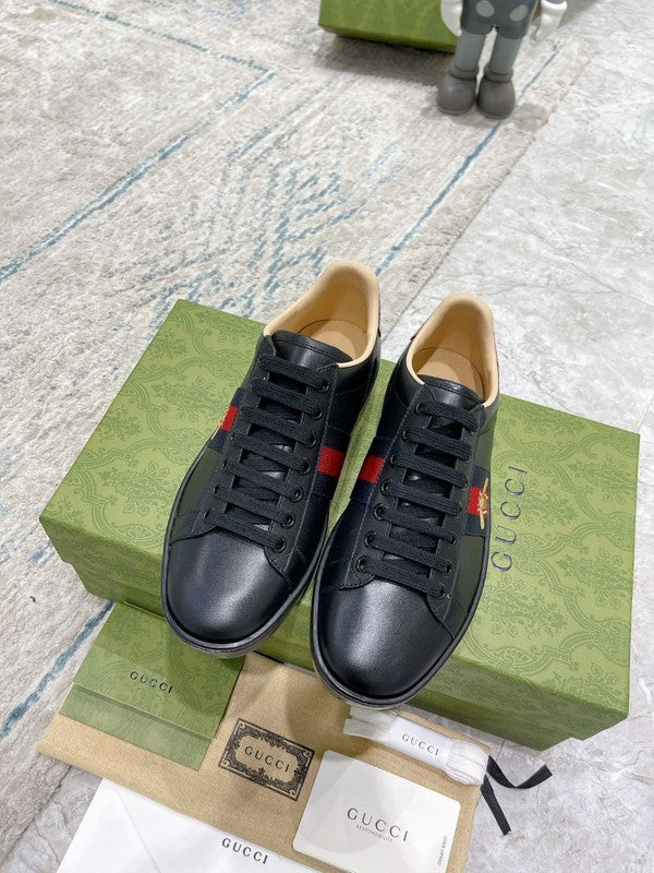 Gucci two-tone luxury sneakers view 9 minimalist modern build