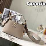 Side profile of chic refined women's handbag – women's statement bag