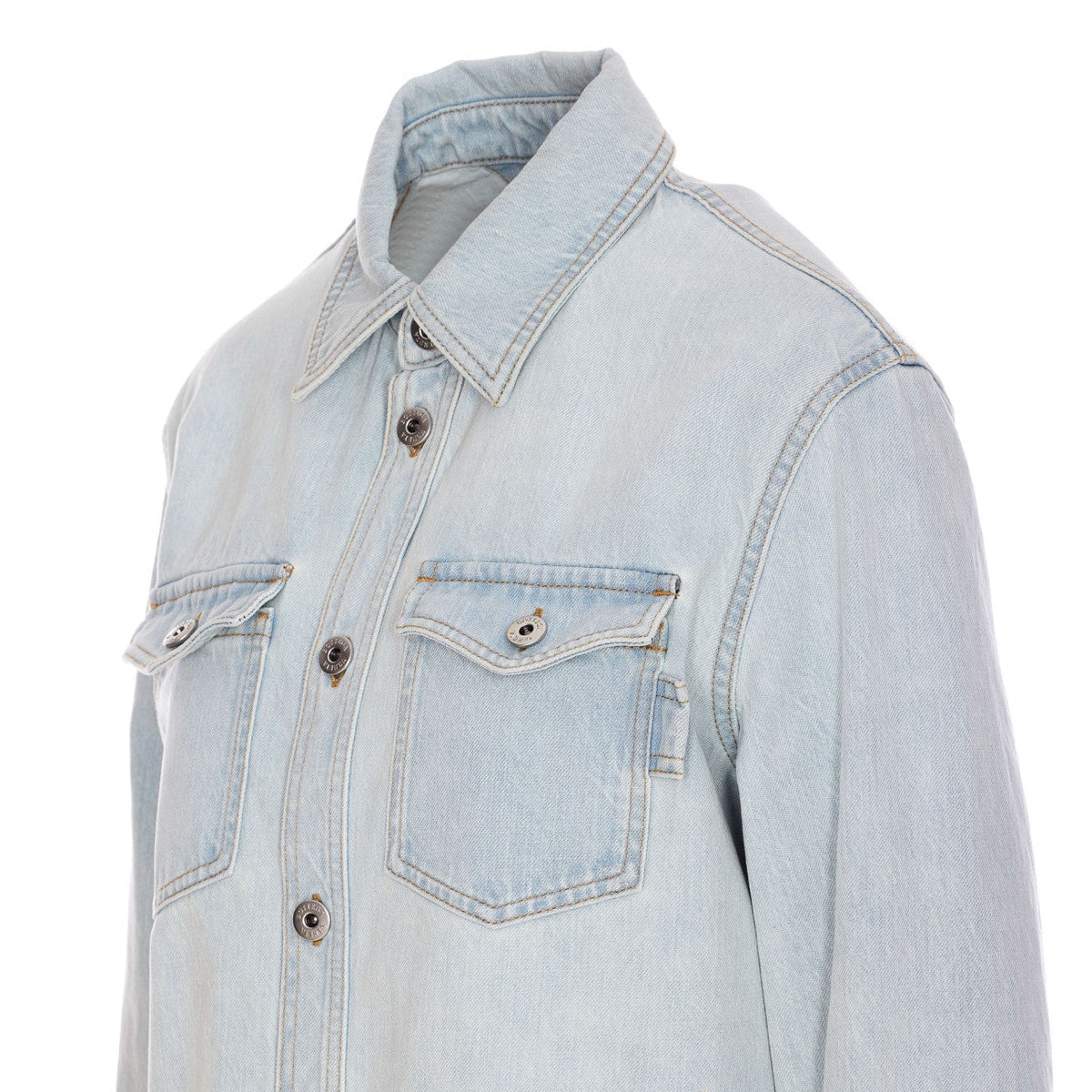 Bottega Veneta Tops? Bottega Veneta Women Denim Shirt Premium Designer Casual Top