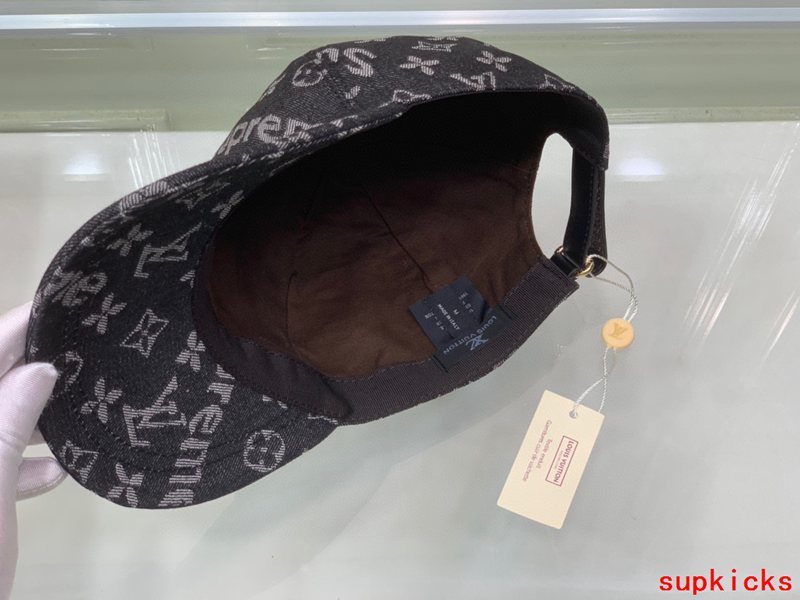 Side view of Louis Vuitton unisex cap
