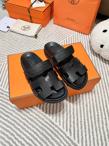 Hermès Nude Espadrille Wedge Sandals - Full Silhouette View