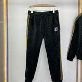 Back view of Louis Vuitton luxury clothing with streetwear-inspired cut
