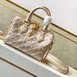 Side profile of sleek refined women's handbag – women's premium purse