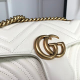 Top view of chic statement women's handbag – women's designer-style accessory