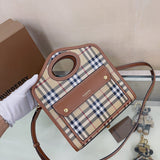 Refined Vegan Leather Handbag - Everyday Elegance | Women's Luxury Handbag #1136 - back view (image 4) of designer-inspired handbag