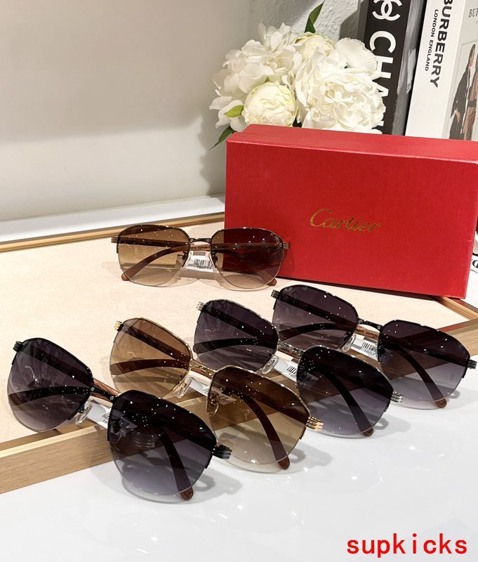 Lifestyle view of Cartier unisex sunglasses