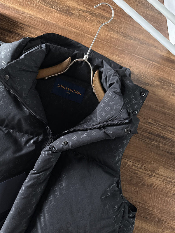 Side profile of Louis Vuitton luxury clothing with everyday silhouette