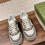 Gucci two-tone luxury sneakers view 10 minimalist modern build
