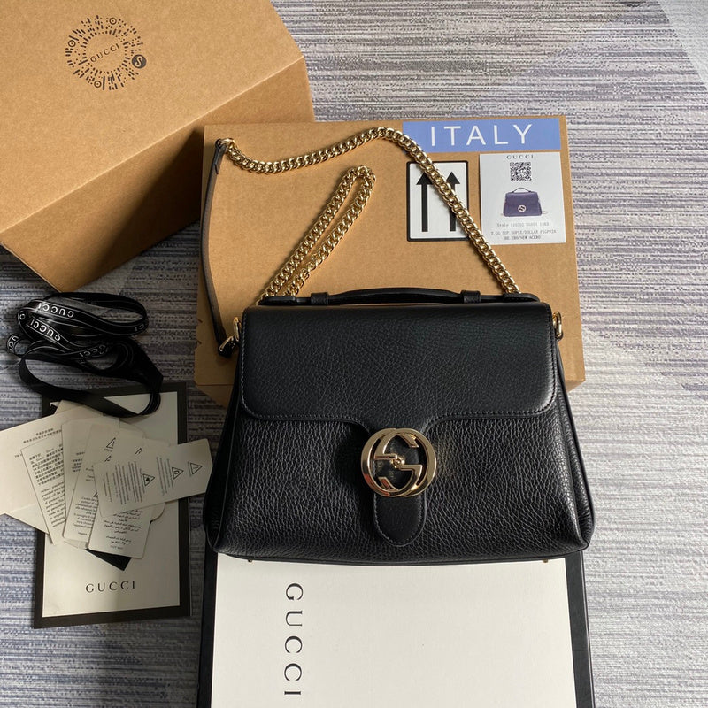 Front view of everyday-luxe sleek women's handbag – women's statement bag
