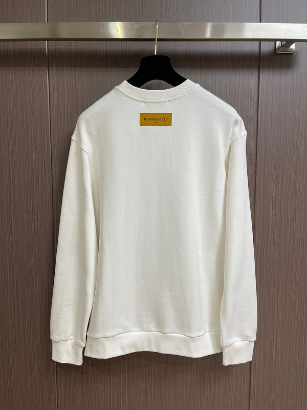 Side profile of Louis Vuitton luxury clothing with tailored silhouette