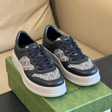 Gucci muted earth tones luxury sneakers view 5 everyday casual design