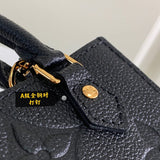 Back view of polished sleek women's handbag – women's luxury accessory