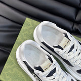 Gucci all-black luxury sneakers view 9 retro runner design