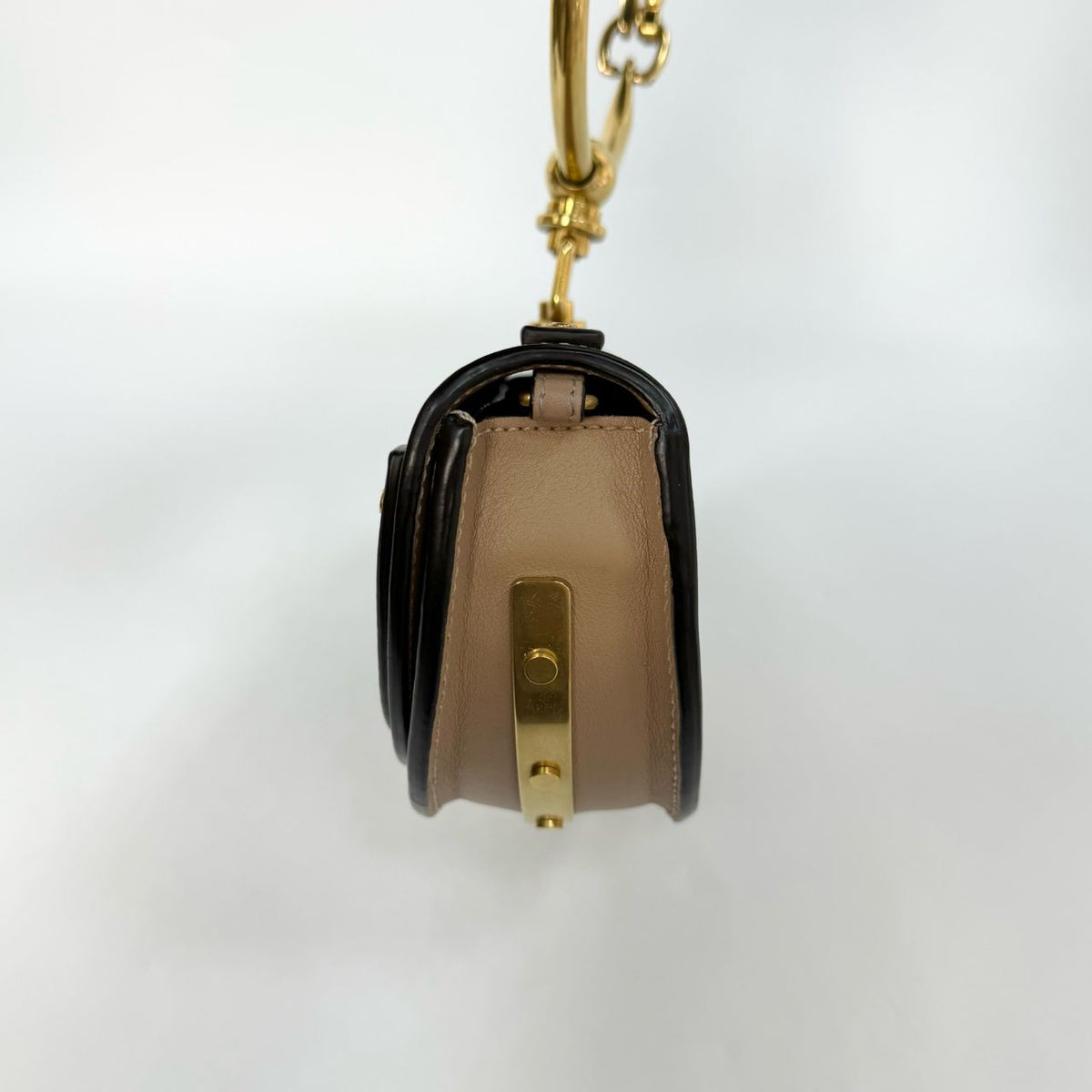 Aureventoria2 elegant leather Handbag angled view