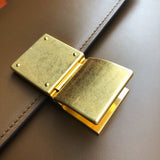 Back view of statement modern women's handbag – women's luxury handbag