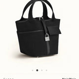 Close-up detail of graceful bag design