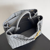 Modern Premium PU Leather Handbag - Sleek Minimalist Lines | Women's Everyday Carry Handbag #1592 - side angle view (image 2) of designer-inspired handbag