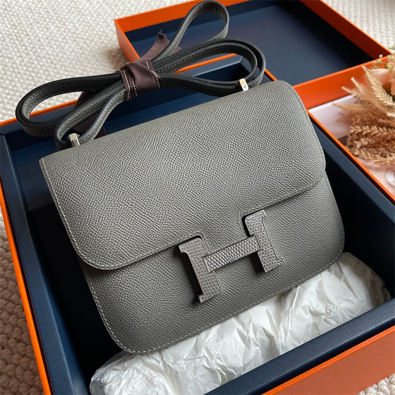 Close-up detail of poised bag design