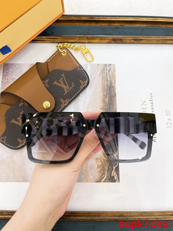 Side view of Louis Vuitton unisex sunglasses
