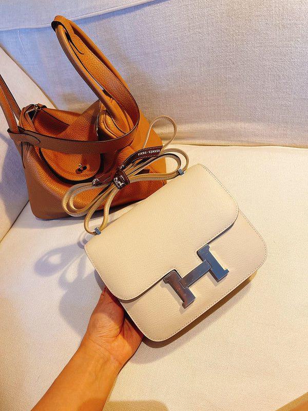 Close-up detail of modernist bag design