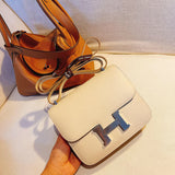 Close-up detail of modernist bag design