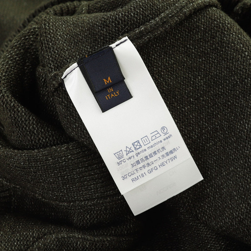 Back view of Louis Vuitton luxury clothing with relaxed-fit cut