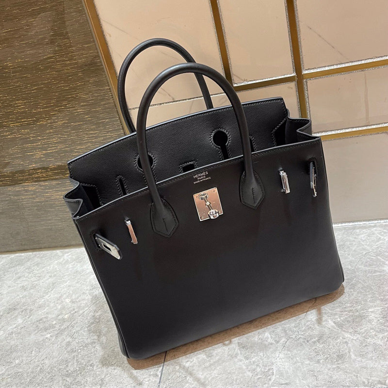 Close-up detail of understated bag design