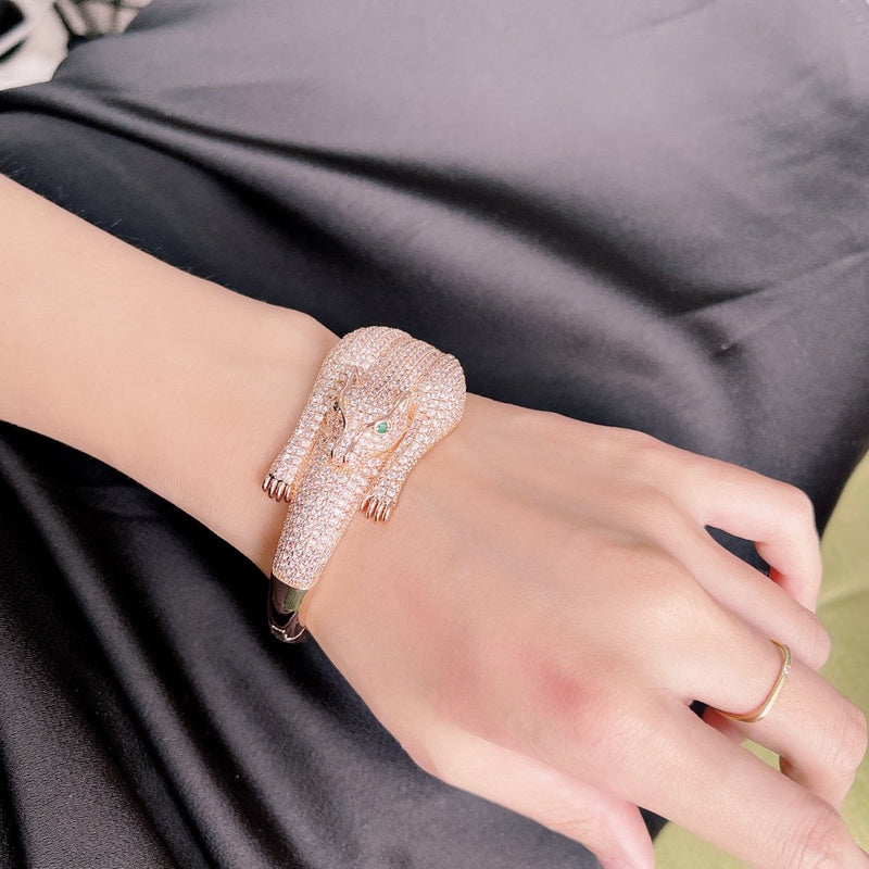 Angled view of Cartier unisex jewelry piece
