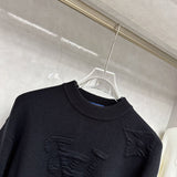 Front view of Louis Vuitton luxury clothing with tailored silhouette