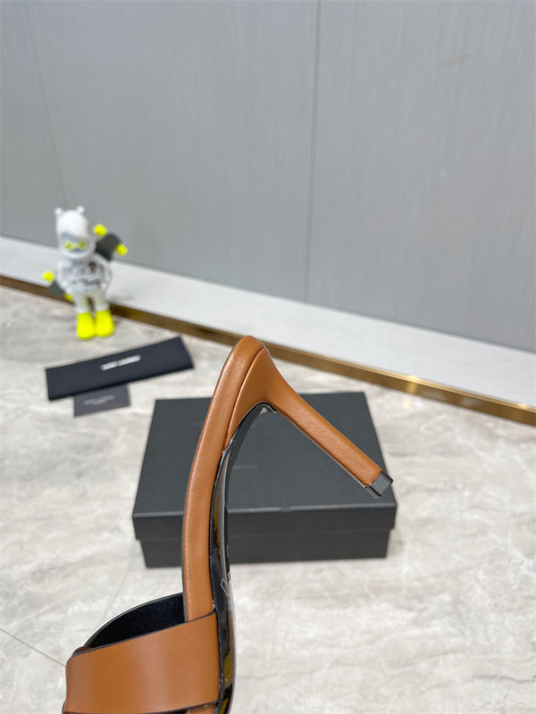 Close-up of Saint Laurent shoes craftsmanship