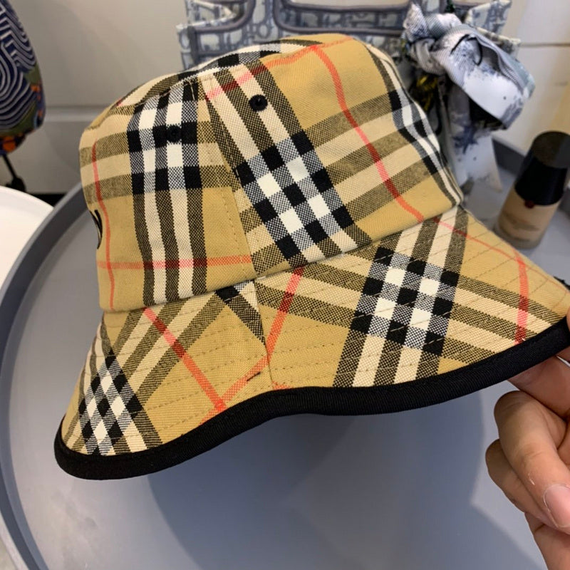 Side view of Burberry unisex cap