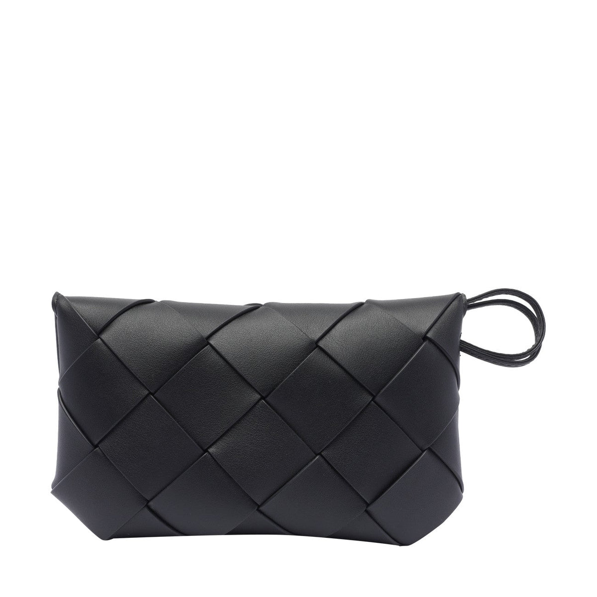 Close-up of Bottega Veneta miscellaneous hardware and fine stitching
