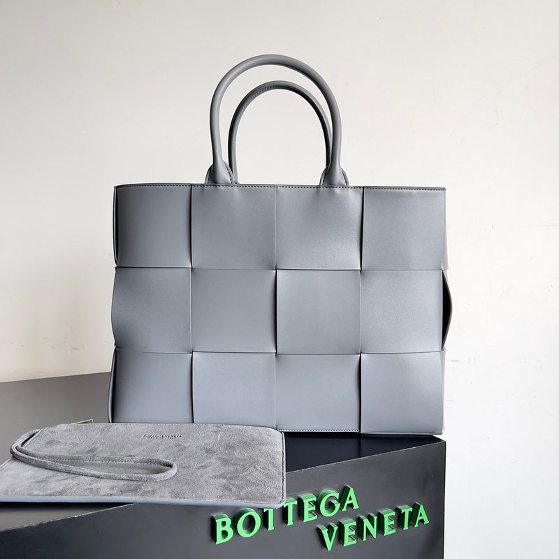 Polished Vegan Leather Handbag - Polished Finish | Women's Premium Handbag #1577 - side angle view (image 2) of designer-inspired handbag