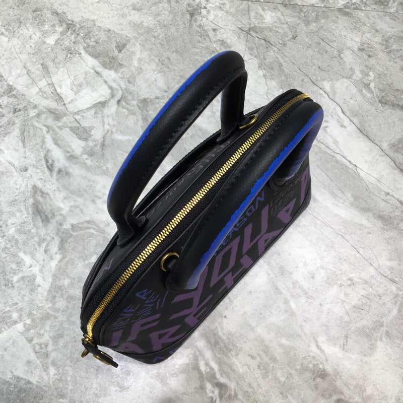 Contemporary Faux Leather Handbag - Premium Craftsmanship Detailing | Women's Premium Handbag #880 - alternate angle view (image 8) of designer-inspired handbag