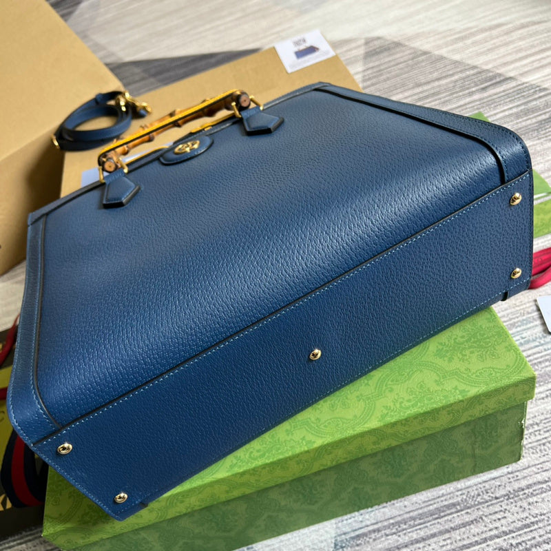 Back view of refined structured women's handbag – women's premium purse