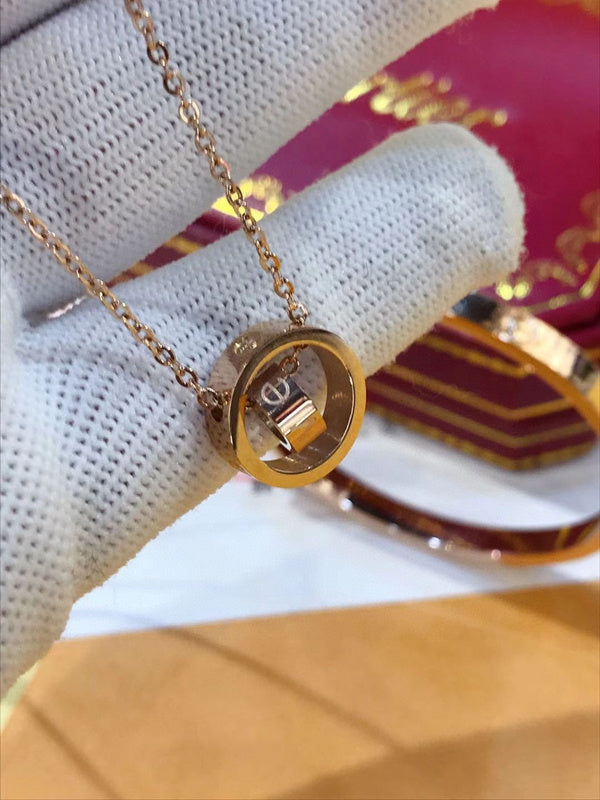 Front view of Cartier unisex jewelry piece