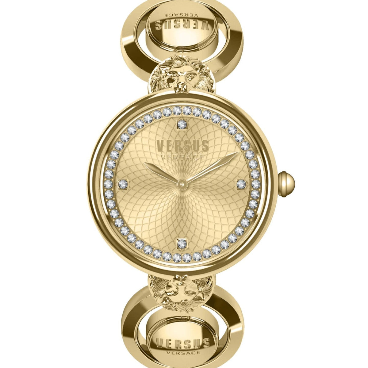 Front view of Versace women's watch